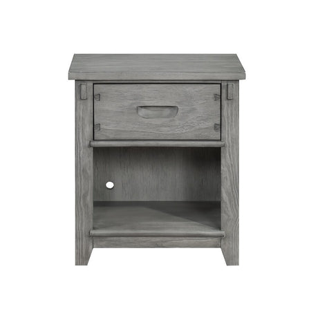 Acme - Veda Nightstand W/1 Drawer BD02041 Gray Finish