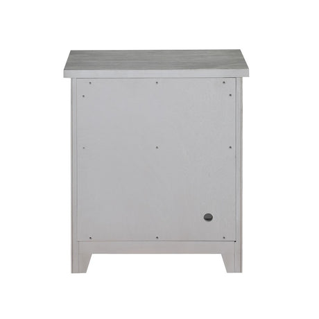 Acme - Veda Nightstand W/1 Drawer BD02041 Gray Finish