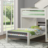 Acme - Ratana Twin Bed BD02053 Gray & White Finish