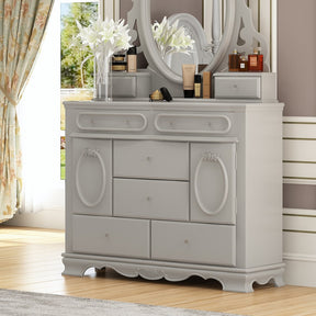 Acme - Flora Dresser BD02207 Gray Finish
