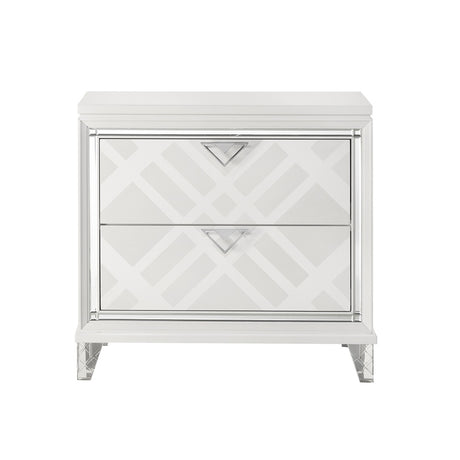 Acme - Skylar Nightstand BD02249 Pearl White Finish