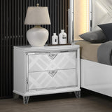 Acme - Skylar Nightstand BD02249 Pearl White Finish