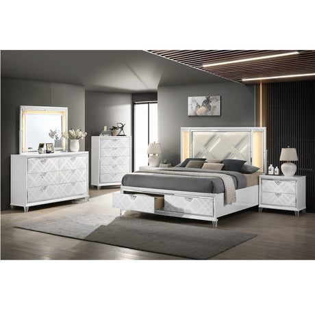 Acme - Skylar Dresser BD02251 Pearl White Finish