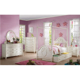 Acme - Dorothy Twin Post Bed BD02261T Ivory Finish