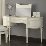 Acme - Dorothy Vanity Desk & Mirror BD02271 Ivory Finish