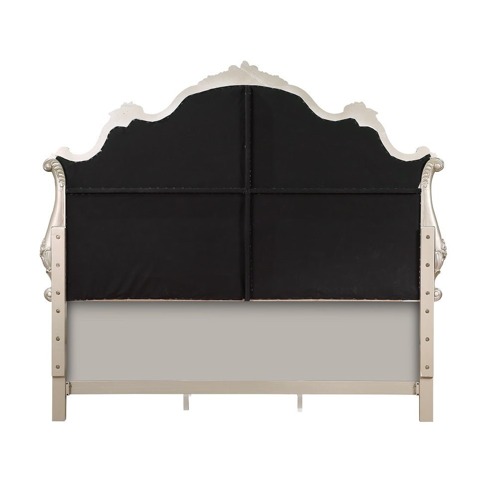 Bently Queen Bed BD02289Q Fabric & Champagne Finish | Acme - BD02289Q - Home Elegance USA - 4