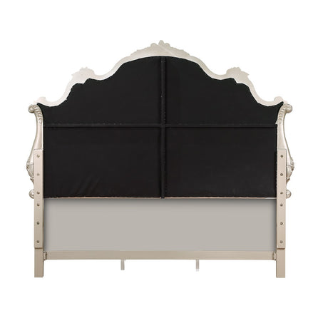 Acme - Bently Queen Bed BD02289Q Fabric & Champagne Finish