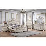 Bently Queen Bed BD02289Q Fabric & Champagne Finish | Acme - BD02289Q - Home Elegance USA - 5