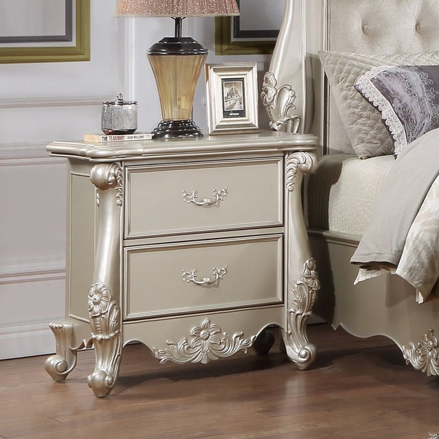 Bently Nightstand BD02290 Champagne Finish | Acme - BD02290 - Home Elegance USA - 1