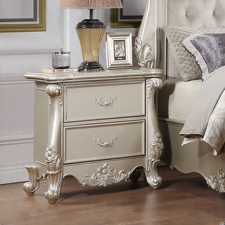 Acme - Bently Nightstand BD02290 Champagne Finish