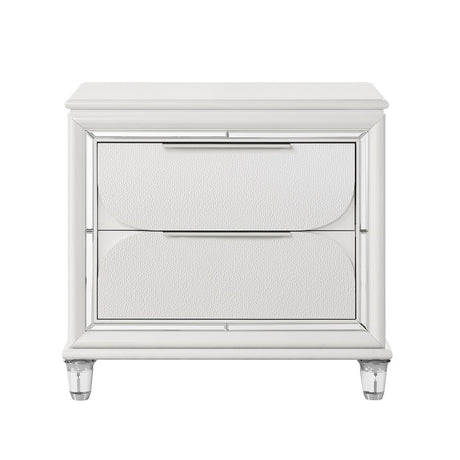 Acme - Tarian Nightstand BD02318 Pearl White Finish