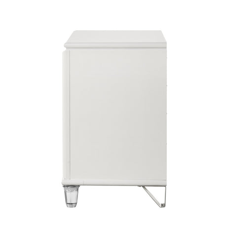 Acme - Tarian Nightstand BD02318 Pearl White Finish