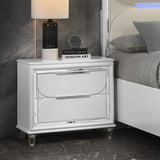 Acme - Tarian Nightstand BD02318 Pearl White Finish