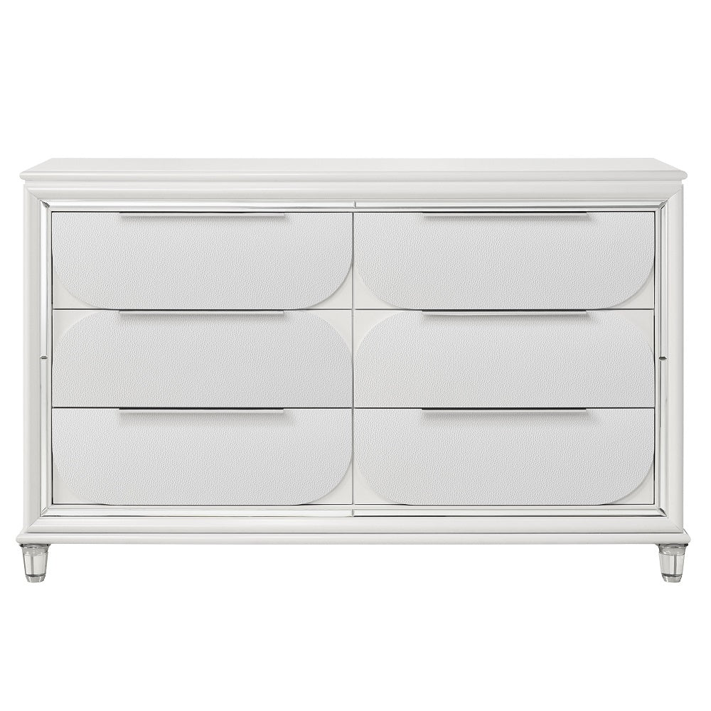 Acme - Tarian Dresser BD02320 Pearl White Finish