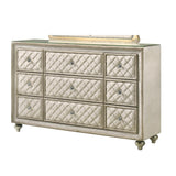 Acme - Lucienne Dresser BD02338 Beige Velvet