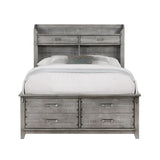 Acme - Veda Full Bed W/Storage BD02340F Gray Finish