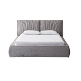 Acme - Onfroi EK Bed BD02424EK Gray Velvet