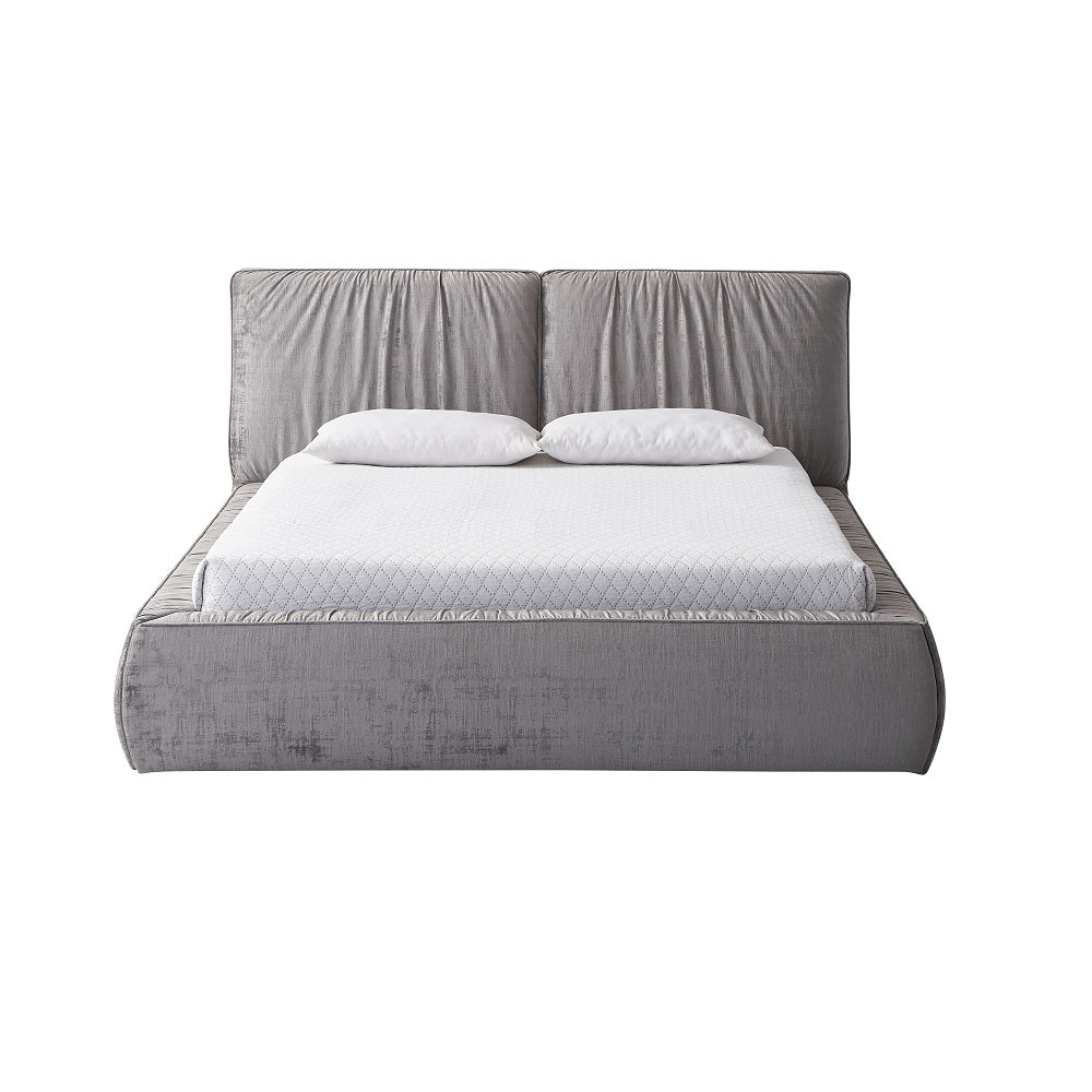 Acme - Onfroi Queen Bed BD02425Q Gray Velvet