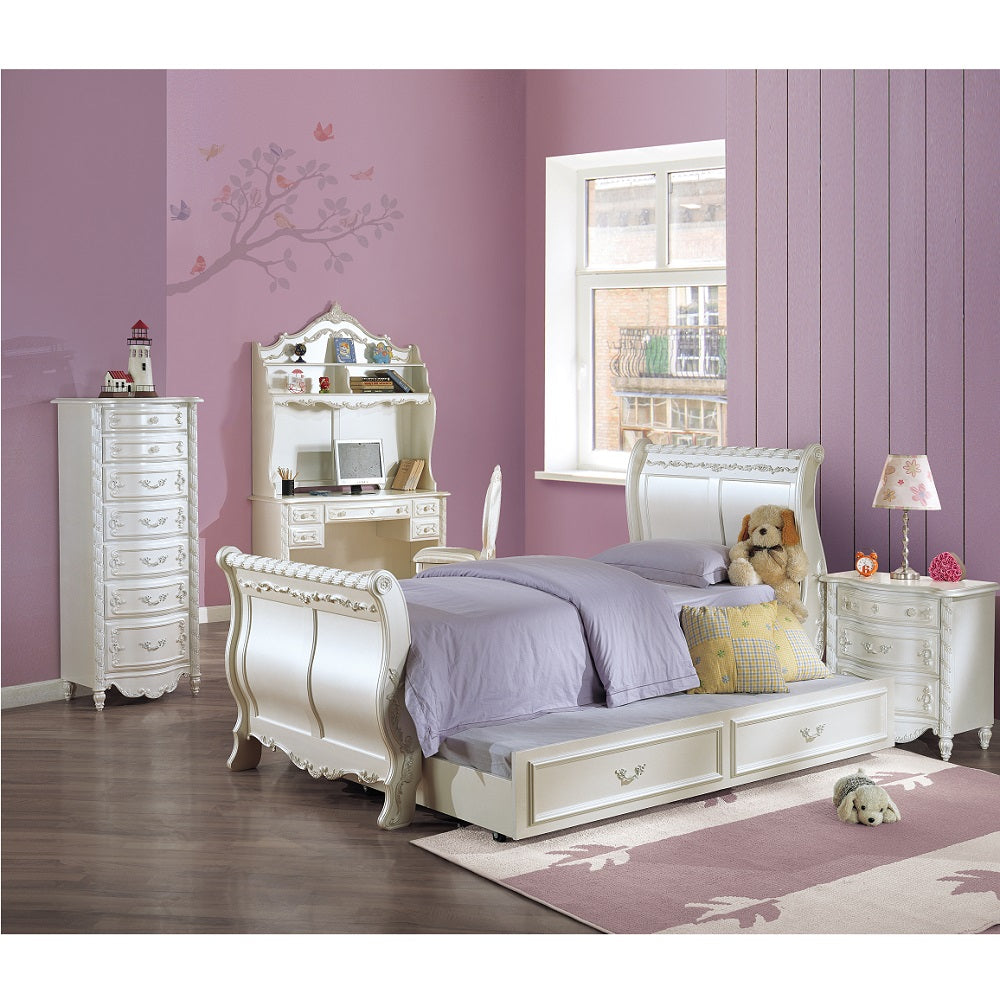 Acme - Pearl Full Bed BD02426F Pearl White