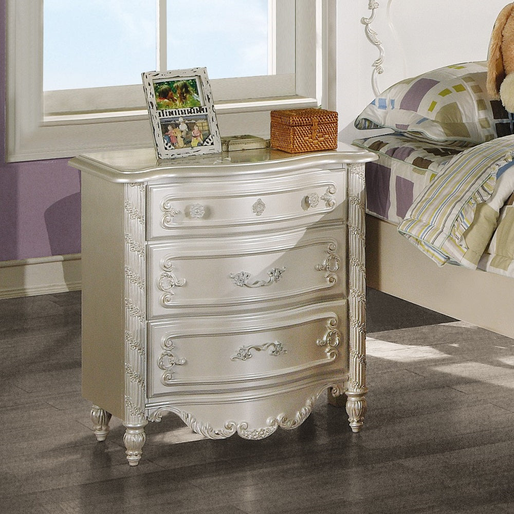 Acme - Pearl Nightstand BD02433 Pearl White