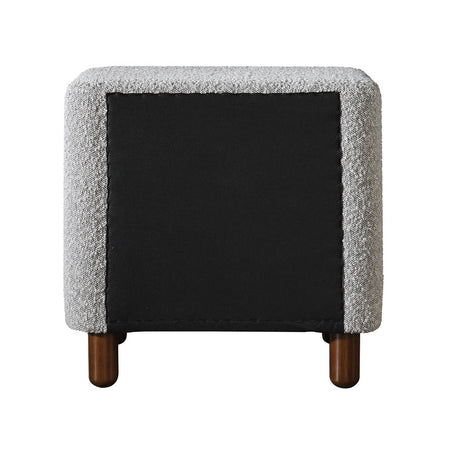 Acme - Cleo Nightstand BD02473 Gray Boucle