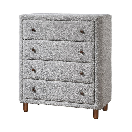 Acme - Cleo Chest BD02474 Gray Boucle