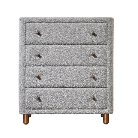 Acme - Cleo Chest BD02474 Gray Boucle