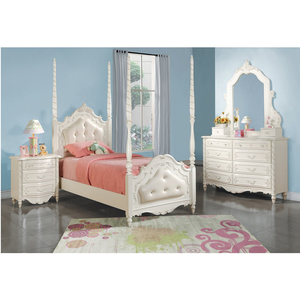 Acme - Pearl Full Bed BD02486F Pearl White