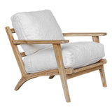 Laid Back Back Sheepskin Accent Chair - White by Uttermost - View 4