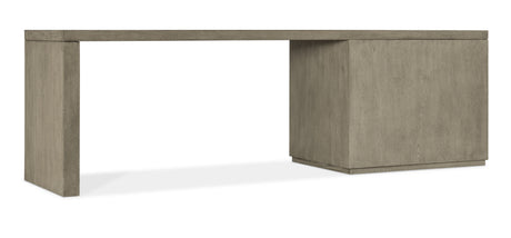 Linville Falls 96" Desk With Lateral File Cabinet - Gray by Hooker Furniture - View 2