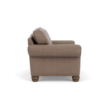 Bexley Leather Loveseat, Nailhead Trim | Flexsteel