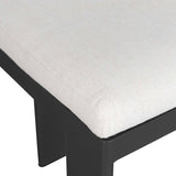 Bolster Back Outdoor Counter Stool - White by Uttermost - View 13