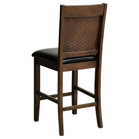 Ferrara Brown and Walnut 5-piece Counter Height Dining Set - sold by Home Elegance USA