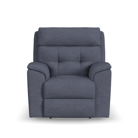 Mason Transitional Fabric Power Recliner With Power Headrest | Flexsteel