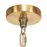 Kauri 1 Light Wooden Bead Pendant Brass / Woodtone - Light Brown by Uttermost - View 8