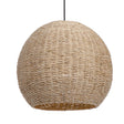 Seagrass 1 Light Dome Pendant - Light Brown by Uttermost - View 1