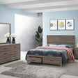 Sherwood Barrel Oak 4-piece Queen Bedroom Set