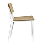 Calbas Outdoor Dining Chair White / Woodtone - White / Light Brown by Uttermost - View 5
