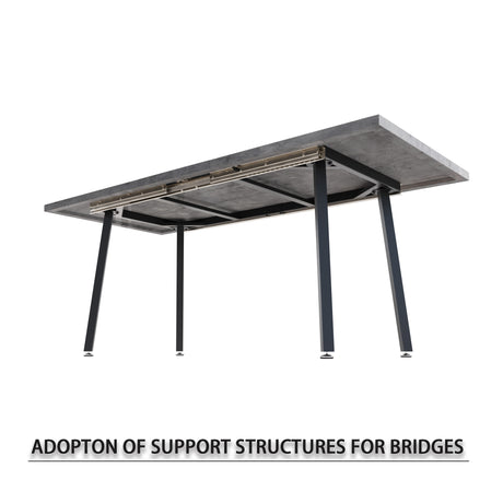 55.12-70.87' expandable square dining table set that can accommodate 4-6 people, equipped with 6 C-shaped tubular cushioned armless dining chair,  kitchen table and chair set, with metal legs - sold by Home Elegance USA