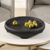Resonance Indoor-Outdoor Resin Bowl - Black by Uttermost - View 3
