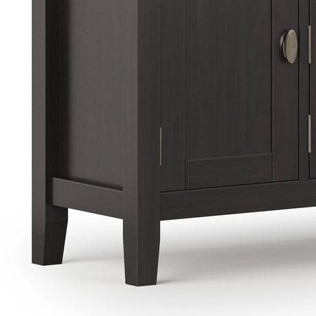 Redmond 72 inch Wide Solid Wood TV Stand in Hickory Brown For TVs up to 80 inches - sold by Home Elegance USA