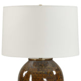 Rye Glazed Table Lamp - Dark Brown by Uttermost - View 5