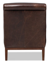Belvedere Tufted Lounge Chair - Dark Brown by Hooker Furniture - View 4
