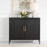 Front Range Dark Oak 2 Door Cabinet - Dark Brown by Uttermost - View 2