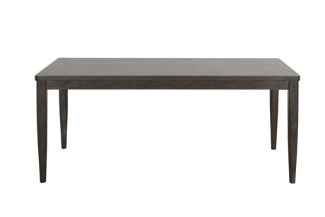 7pc Dining Room Set Dark Walnut Wooden Dining Table 6x Side Chairs Rubber wood Modern Kitchen Dining - sold by Home Elegance USA