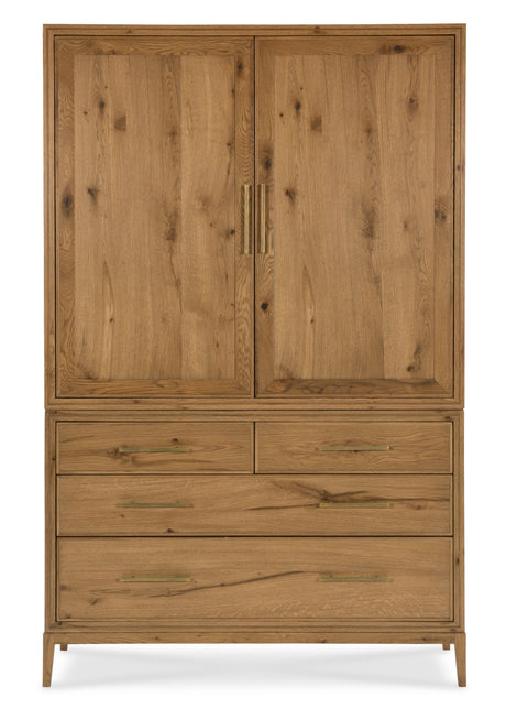 Cashiers Wardrobe Almond - Light Brown by Hooker Furniture - View 2