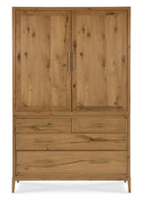 Cashiers Wardrobe Hutch Almond - Light Brown by Hooker Furniture - View 2