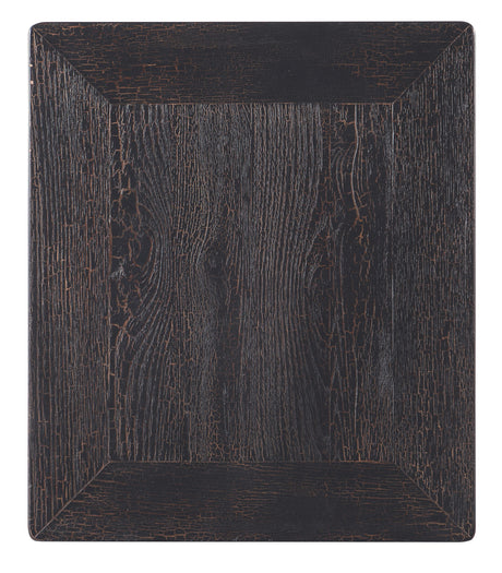 Big Sky Turned Leg End Table - Black by Hooker Furniture - View 4