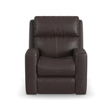 Score Leather Power Recliner With Power Headrest & Lumbar | Flexsteel