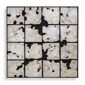 Uvalda Stone Wall Decor Black - Gray by Uttermost - View 1